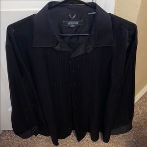 Kenneth Cole Reaction Black long-sleeve shirt